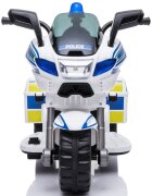 CHIPOLINO Motocicleta electrica pentru copii Police White cu lumini sunete greutate admisa 25 kg