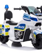 CHIPOLINO Motocicleta electrica pentru copii Police White cu lumini sunete greutate admisa 25 kg