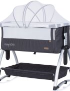 CHIPOLINO Patut Co-Sleeper Baby Boss anthracite
