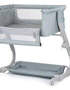 CHIPOLINO Patut co-sleeper Eleganza Basil cu laterala culisanta si pozitie anti-reflux