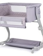 CHIPOLINO Patut co-sleeper Eleganza Cloud cu laterala culisanta si pozitie anti-reflux