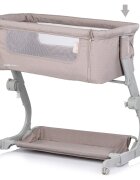 CHIPOLINO Patut co-sleeper Eleganza Tiramisu cu laterala culisanta si pozitie anti-reflux
