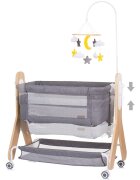 CHIPOLINO Patut Co-Sleeper Heart 2 Heart graphite