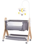 CHIPOLINO Patut Co-Sleeper Heart 2 Heart graphite