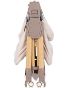 CHIPOLINO Patut co-sleeper pliabil SleepNFold Cashmere cu inaltime reglabila pozitie anti-reflux functie de leganare salteluta de infasat plasa anti-insecte roti cu frana