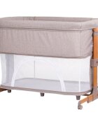 CHIPOLINO Patut Co-Sleeper si Tarc Mommy n Me beige wood