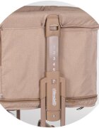 CHIPOLINO Patut co-sleeper si tarc Zen Latte cu laterala pliabila intrare laterala roti blocabile inaltime ajustabila pozitie anti-reflux plasa anti-insecte