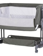 CHIPOLINO Patut co-sleeper si tarc Zen Matcha cu laterala pliabila intrare laterala roti blocabile inaltime ajustabila pozitie anti-reflux plasa anti-insecte