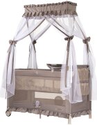 CHIPOLINO Patut pentru copii Palace Bear beige pliabil