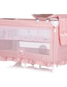 CHIPOLINO Patut pentru copii Palace Cat pink pliabil