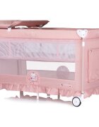 CHIPOLINO Patut pentru copii Palace Cat pink pliabil