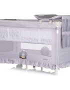 CHIPOLINO Patut pentru copii Palace Hippo grey pliabil