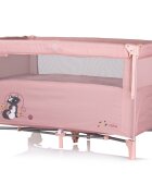 CHIPOLINO Patut pentru copii Relax pink marshmallow pliabil cu laterala culisanta