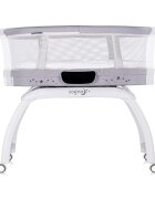 CHIPOLINO Patut pentru copii Sogno 2 in 1 grey cu leganare si cantar integrat