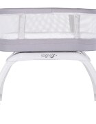 CHIPOLINO Patut pentru copii Sogno 2 in 1 grey cu leganare si cantar integrat