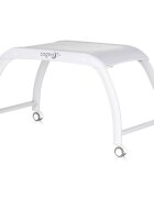 CHIPOLINO Patut pentru copii Sogno 2 in 1 grey cu leganare si cantar integrat