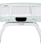 CHIPOLINO Patut pentru copii Sogno 2 in 1 pastel green cu leganare si cantar integrat