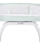CHIPOLINO Patut pentru copii Sogno 2 in 1 pastel green cu leganare si cantar integrat