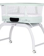 CHIPOLINO Patut pentru copii Sogno 2 in 1 pastel green cu leganare si cantar integrat