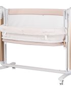 CHIPOLINO Patut pentru copii Ultima Beige cu leganare si laterala culisanta