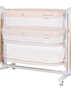 CHIPOLINO Patut pentru copii Ultima Beige cu leganare si laterala culisanta