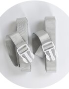 CHIPOLINO Patut pentru copii Ultima Grey cu leganare si laterala culisanta