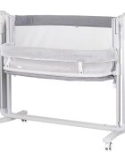 CHIPOLINO Patut pentru copii Ultima Grey cu leganare si laterala culisanta