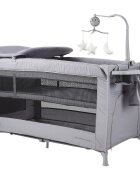 CHIPOLINO Patut pliabil Bella ash grey