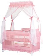 CHIPOLINO Patut pliabil Palace Princess pink