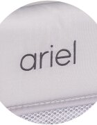 CHIPOLINO Patut pliabil pentru copii Ariel Platinum 120x60 cm doua nivele intrare laterala cu fermoar geanta pentru transport