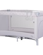 CHIPOLINO Patut pliabil pentru copii Capri Platinum intrare laterala cu fermoar geanta pentru transport