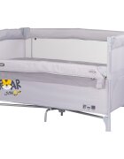 CHIPOLINO Patut pliabil Relax Tiger Platinum cu laterala culisanta 2 nivele intrare laterala geanta pentru transport greutate admisa 15 kg