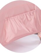 CHIPOLINO Patut pliabil Relax Tiger Powder Pink cu laterala culisanta 2 nivele intrare laterala geanta pentru transport greutate admisa 15 kg