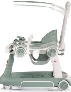 CHIPOLINO Premergator 5 in 1 pentru copii Happy Walker Basil cu sezut ajustabil pe inaltime maner parental detasabil panou muzical