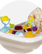 CHIPOLINO Premergator pentru copii Baby Steps Beige cu panou de joaca inaltime reglabila si tavita detasabila