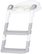 CHIPOLINO Reductor toaleta cu scara pentru copii Kiddy grey