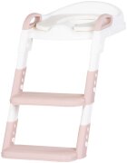 CHIPOLINO Reductor toaleta cu scara pentru copii Kiddy pink