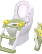 CHIPOLINO Reductor toaleta cu scara Skippy green