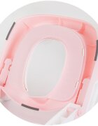 CHIPOLINO Reductor toaleta cu scara Skippy pink