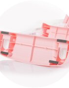 CHIPOLINO Reductor toaleta cu scara Skippy pink