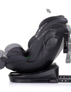 CHIPOLINO Scaun auto Hypnotic Anthracite I-Size 40-150 cm cu sistem Isofix Top tether Sezut rotativ
