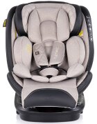 CHIPOLINO Scaun auto Hypnotic Tiramisu I-Size 40-150 cm cu sistem Isofix Top tether Sezut rotativ