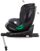 CHIPOLINO Scaun auto Maximus I-Size 40-150 cm obsidian cu sistem Isofix