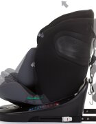 CHIPOLINO Scaun auto Motion I-Size 40-150 cm obsidian cu sistem Isofix