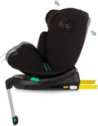 CHIPOLINO Scaun auto Olympus I-Size 40-150 cm obsidian cu sistem Isofix