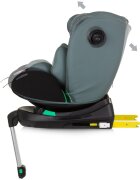 CHIPOLINO Scaun auto Olympus I-Size 40-150 cm pastel green cu sistem Isofix
