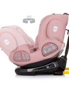 CHIPOLINO Scaun auto Peak I-Size 40-150 cm flamingo cu sistem Isofix