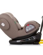CHIPOLINO Scaun auto Peak I-Size 40-150 cm macadamia cu sistem Isofix