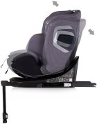 CHIPOLINO Scaun auto pentru copii Clima Air Anthracite I-Size 40-150 cm cu sistem isofix si sezut rotativ