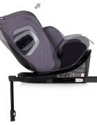 CHIPOLINO Scaun auto pentru copii Clima Air Anthracite I-Size 40-150 cm cu sistem isofix si sezut rotativ